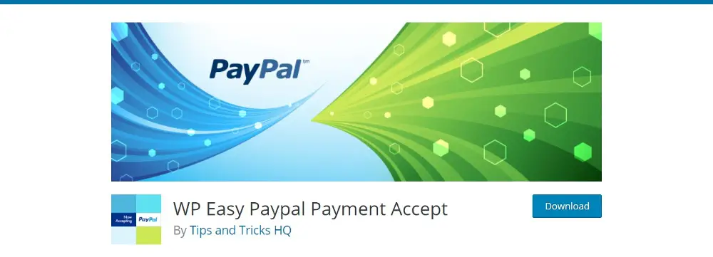 Paiement WP Easy PayPal Accepter