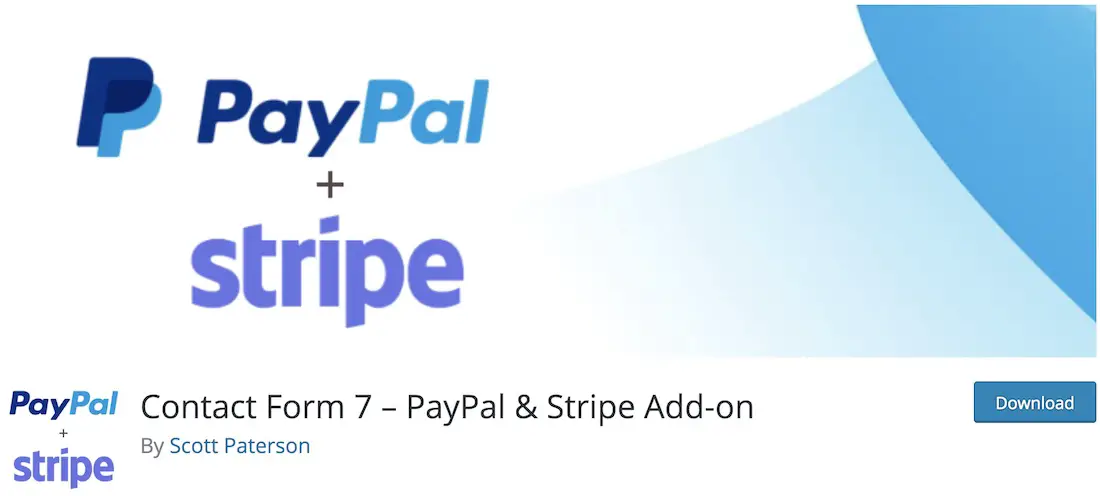 contact-form-7 paypal plugin wordpress complémentaire
