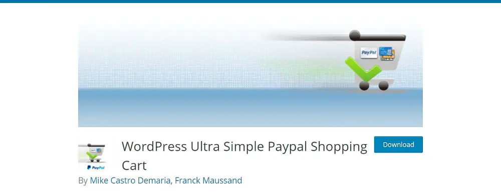 WordPress Ultra Simple PayPal Panier