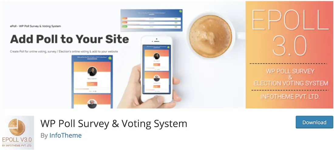 système de vote par sondage wp