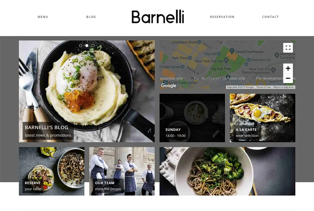 Barnelli Food Truck Thème WordPress
