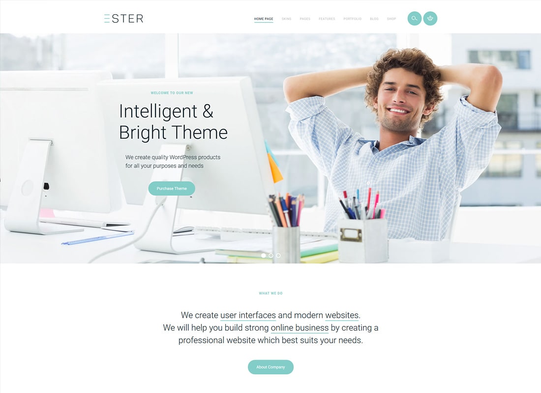 Ester | Un thème WordPress polyvalent élégant