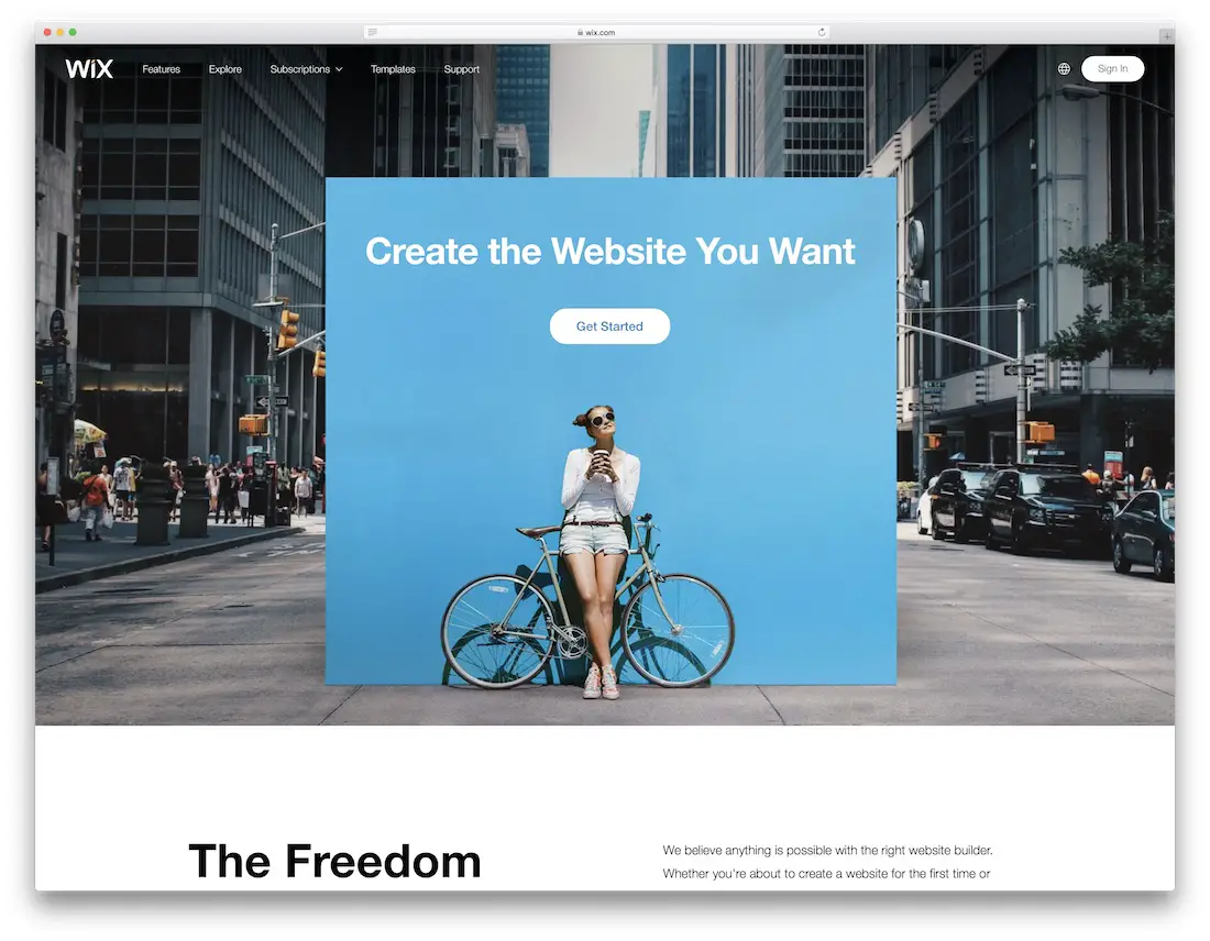 wix free drag and drop constructeur de site web