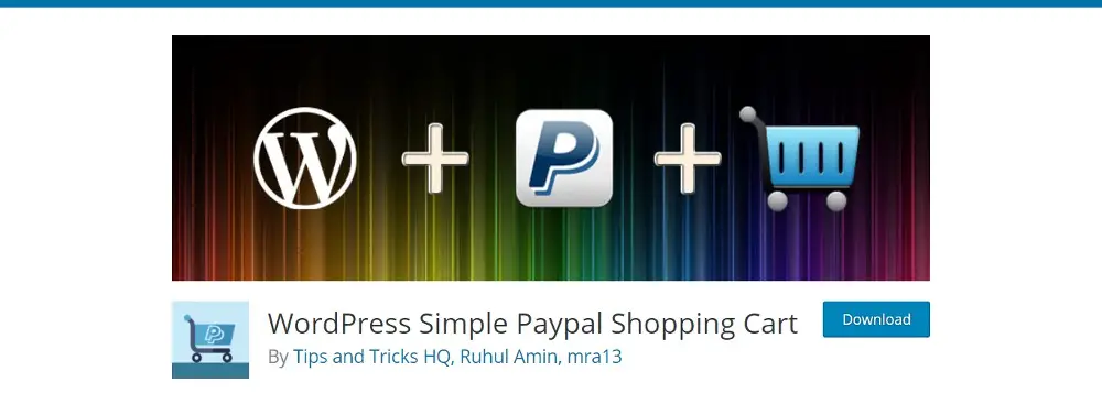 WordPress PayPal Plugins: Panier WordPress Simple PayPal
