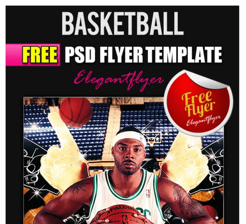 Brochure gratuite pour les matchs de basket