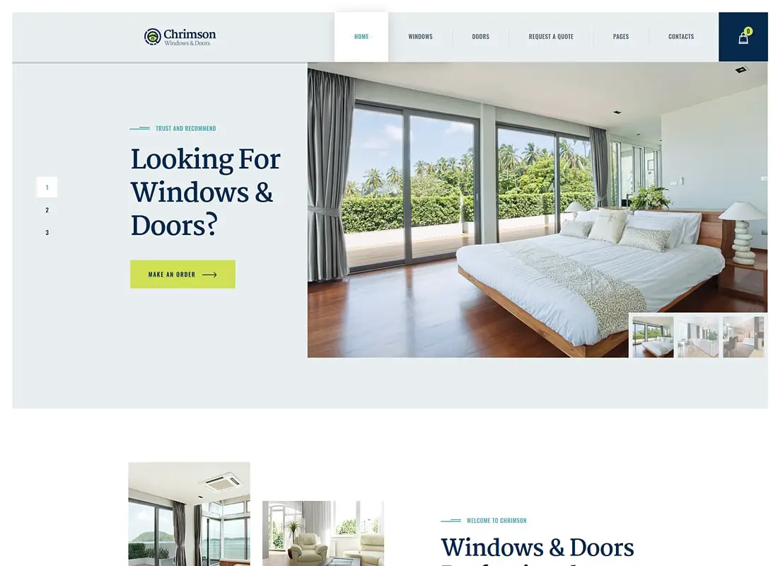 Chrimson | Thème WordPress pour Windows & Doors Services