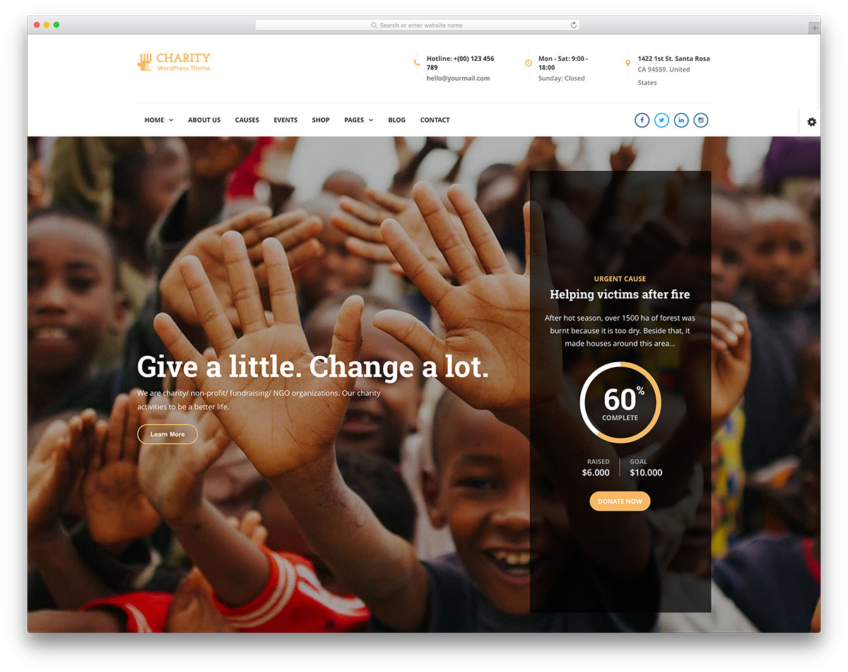 charitywp-charity-wordpress-website-template "width =" 1200 "height =" 950 "srcset =" https://colorlib.com/wp/wp-content/uploads/sites/2/charitywp-charity-wordpress-website -template.jpg 1200w, https://colorlib.com/wp/wp-content/uploads/sites/2/charitywp-charity-wordpress-website-template-300x238.jpg 300w, https://colorlib.com/wp /wp-content/uploads/sites/2/charitywp-charity-wordpress-website-template-768x608.jpg 768w, https://colorlib.com/wp/wp-content/uploads/sites/2/charitywp-charity- wordpress-website-template-1024x811.jpg 1024w "données-lazy-tailles =" (largeur maximale: 1200px) 100vw, 1200px "src =" https://cdn.colorlib.com/wp/wp-content/uploads/ sites / 2 / charitywp-charité-wordpress-website-template.jpg "/></p>
<p><noscript><img decoding=
