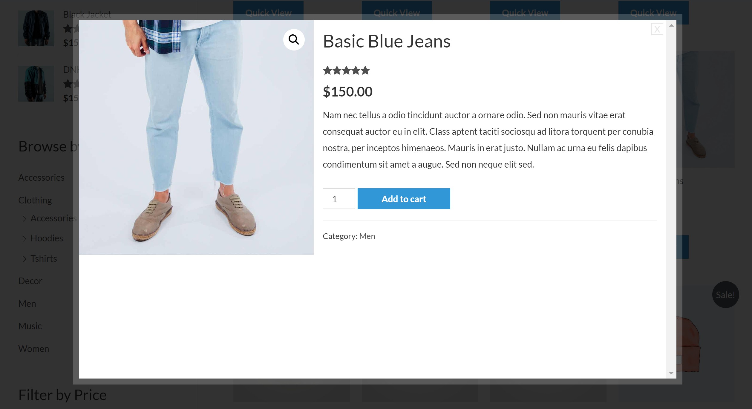 YITH WooCommerce Quick View exemple
