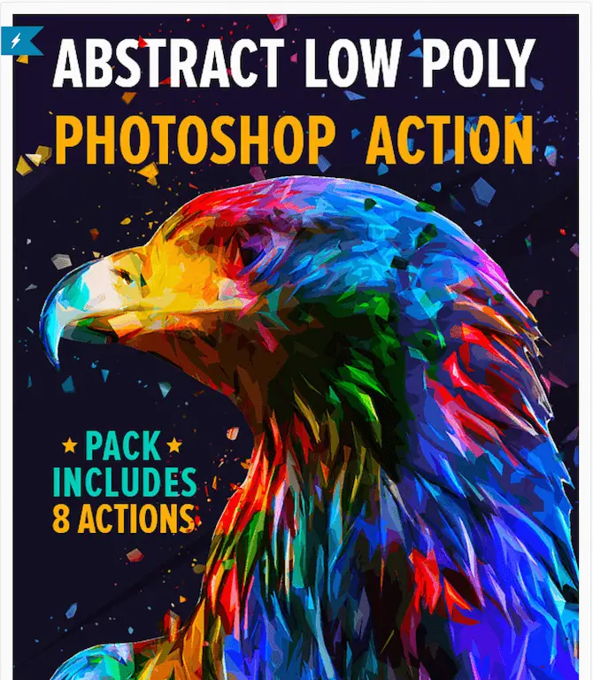Abstract Low Poly