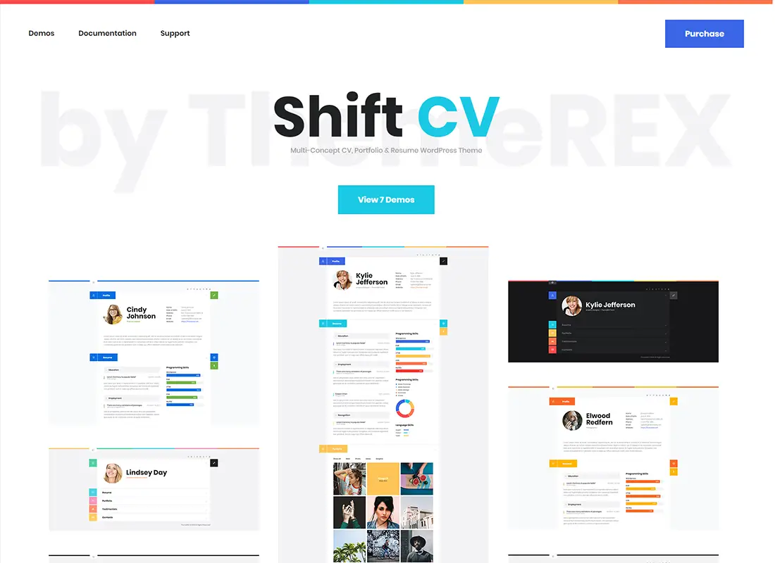 ShiftCV - Blog  CV  Portfolio  WordPress