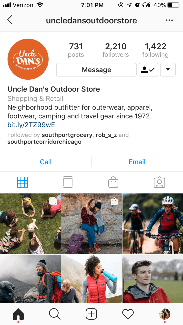 uncle dans Instagram Shoppable Posts