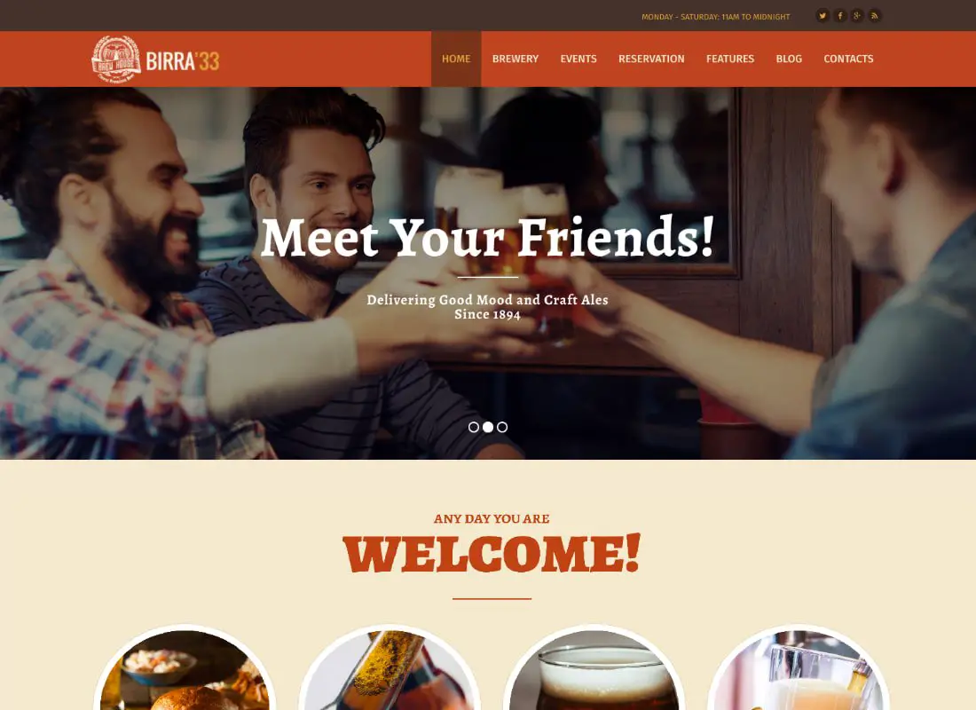 Birra33 | Brewery Brewpub et Craft Beer Shop Thème WordPress