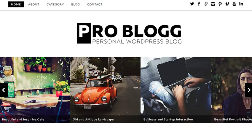Thème WordPress Pro Blogg - Gratuit