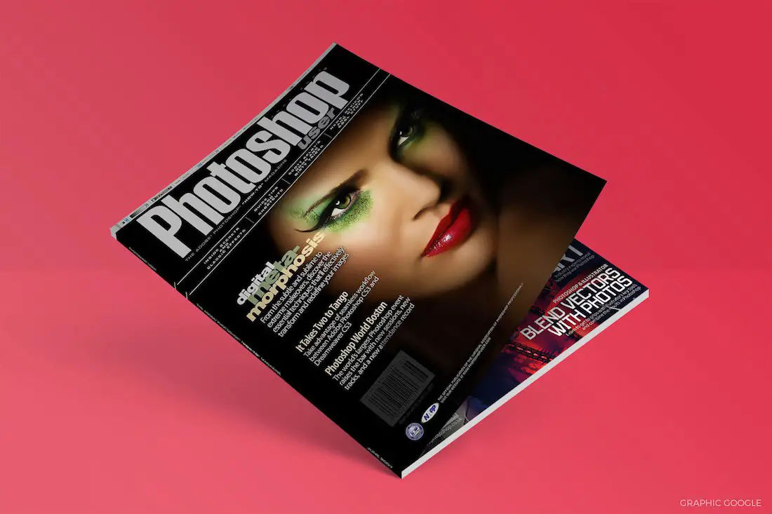 Free Flat Magazine maquette PSD