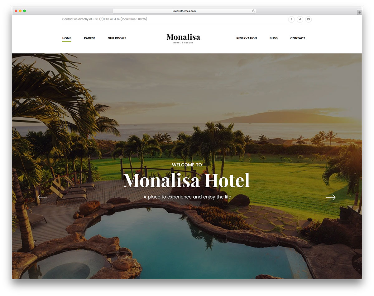 21 meilleurs thèmes WordPress pour les hôtels au design incroyable 2019 11