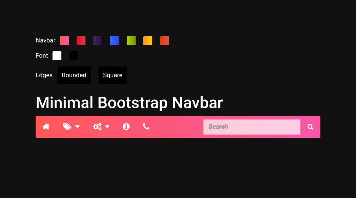 20 exemples impressionnants de Navbar Bootstrap gratuit 2019 15