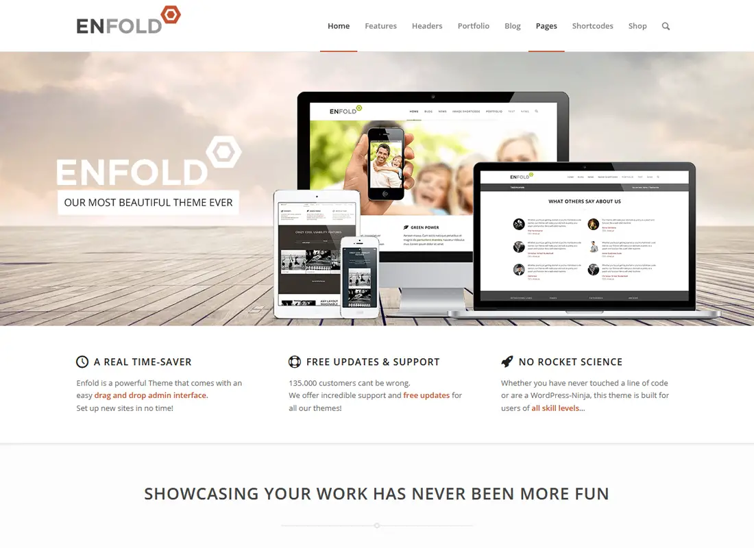 Enfold - Thème WordPress polyvalent réactif