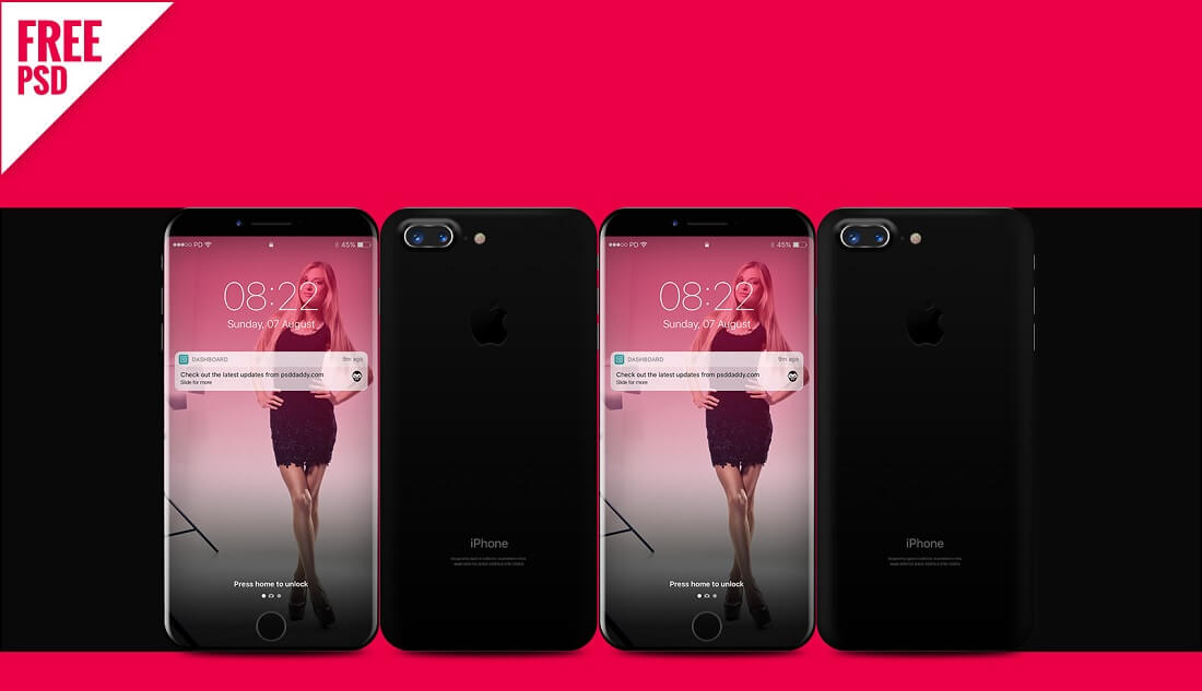 iphone 8 design maquette psd téléchargement gratuit