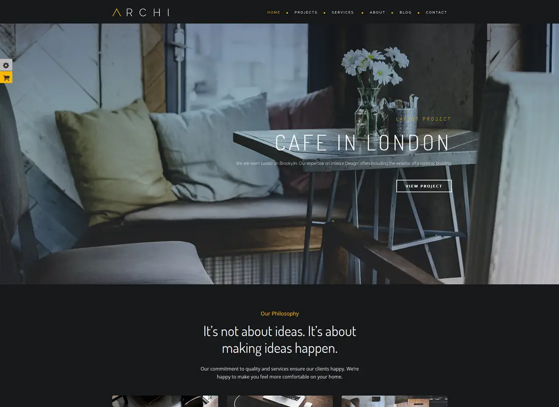 Archi | Thème WordPress pour design d'intérieur