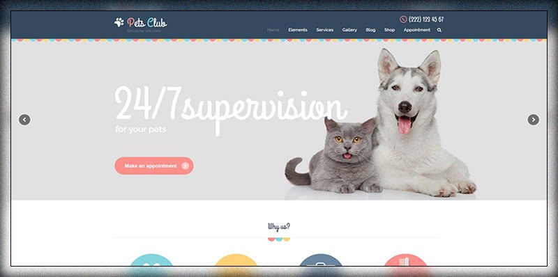 Pets Club - Soins des animaux domestiques, Boutique et thème vétérinaire