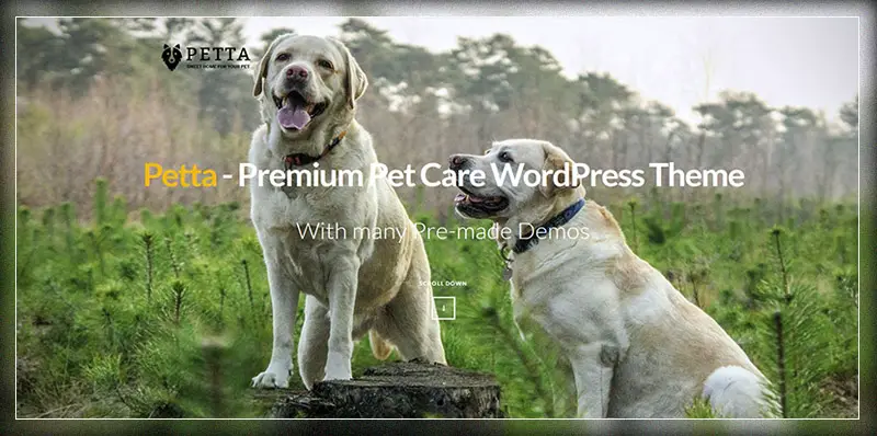 Petta - Thème WordPress - Premium Pet Care