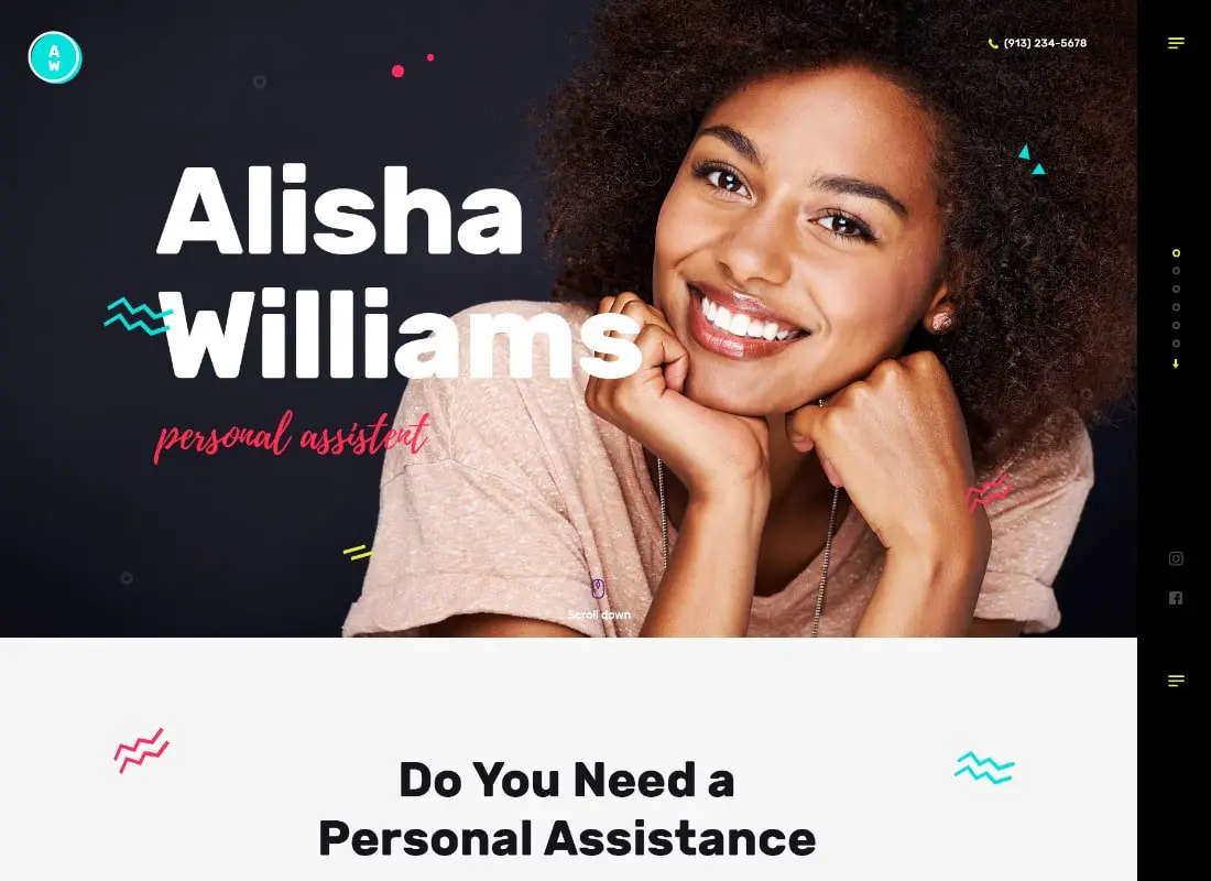 A.Williams | Un thème WordPress d'assistant personnel et de services administratifs