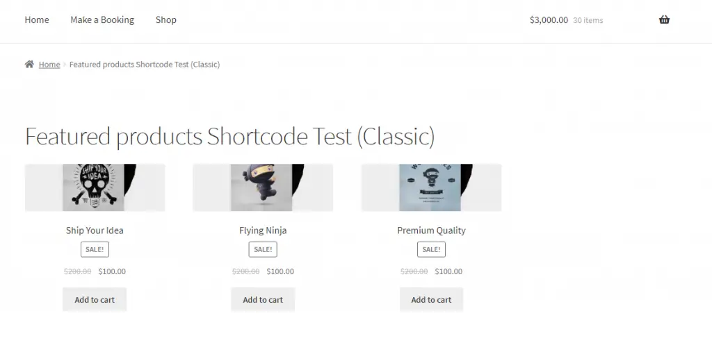WordPress et WooCommerce Shortcodes "width =" 640 "height =" 311 "srcset =" https://cdn.learnwoo.com/wp-content/uploads/2019/11/Featured-products-page-classic-1024.024x497.png 1024w , https://cdn.learnwoo.com/wp-content/uploads/2019/11/Featured-products-page-classic-300x146.png 300w, https://cdn.learnwoo.com/wp-content/uploads/ 2019/11 / Featured-products-page-classic-768x373.png 768w, https://cdn.learnwoo.com/wp-content/uploads/2019/11/Featured-products-page-classic-696x338.png 696w, https://cdn.learnwoo.com/wp-content/uploads/2019/11/Featured-products-page-classic-1068x519.png 1068w, https://cdn.learnwoo.com/wp-content/uploads/2019 /11/Featured-products-page-classic-865x420.png 865w, https://cdn.learnwoo.com/wp-content/uploads/2019/11/Featured-products-page-classic.png 1174w "tailles =" (largeur maximale: 640px) 100vw, 640px