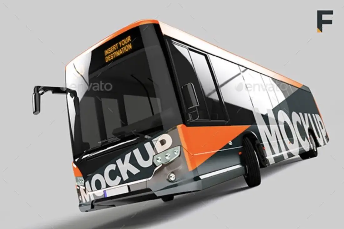 maquette de bus de ville