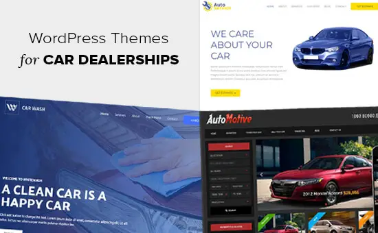 Thèmes WordPress pour les concessionnaires automobiles
