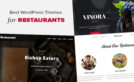 Meilleurs thèmes de restaurants WordPress