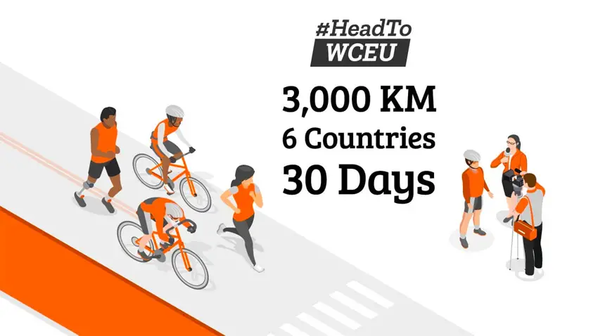 # HeadeadWCEU 3.000 km 6 pays 30 jours
