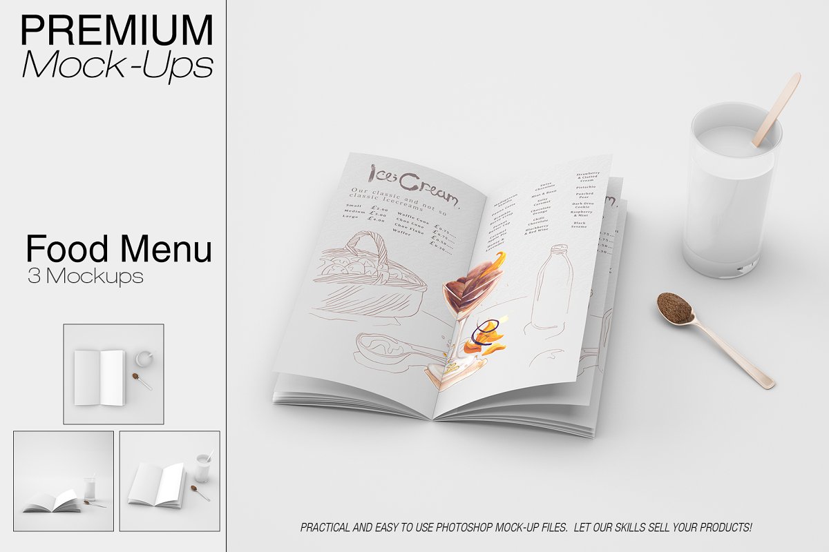 20 meilleures maquettes de menu pour le branding d'un restaurant 39