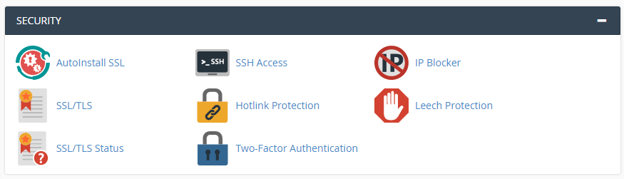 Accéder à vos options de configuration SSL à partir de cPanel.