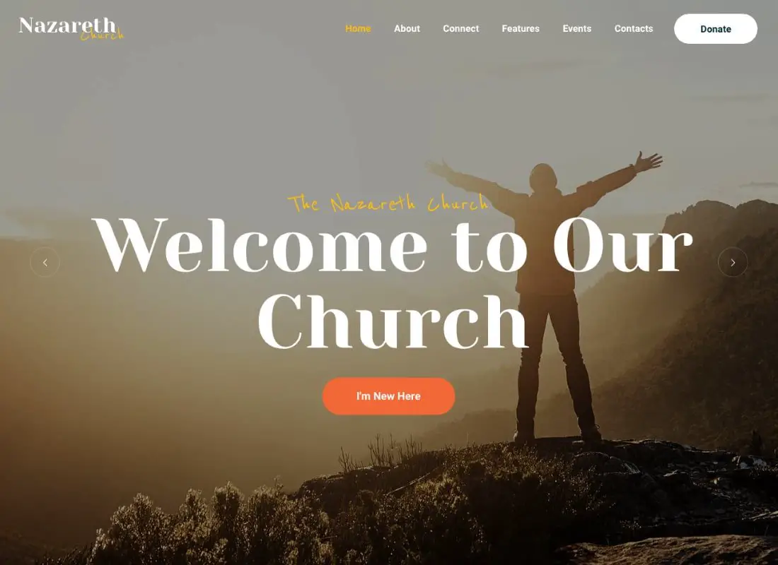 Nazareth | Thème WordPress Eglise et religion