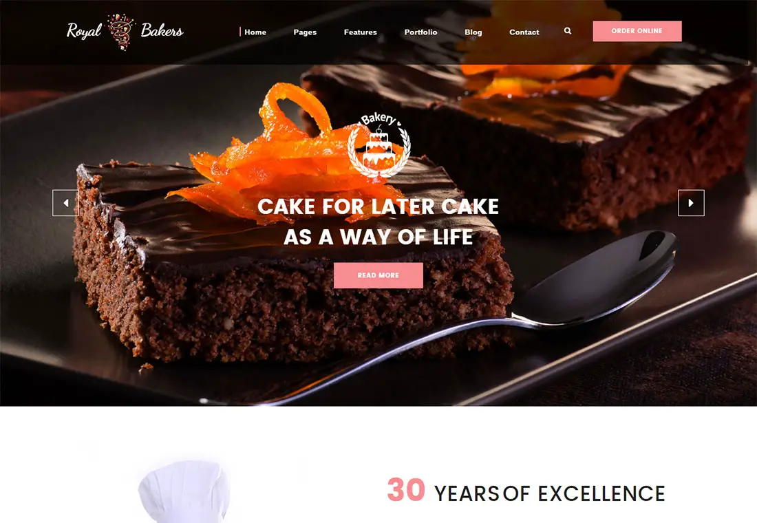 Royal Bakery - HTML5