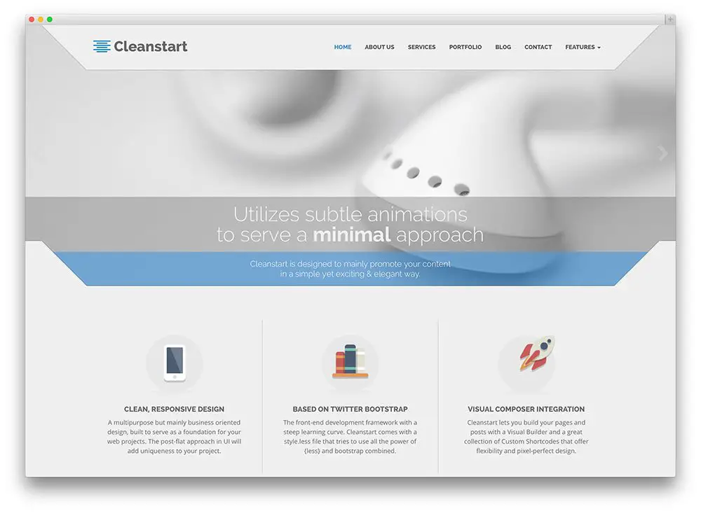 cleanstart expressive finance business theme