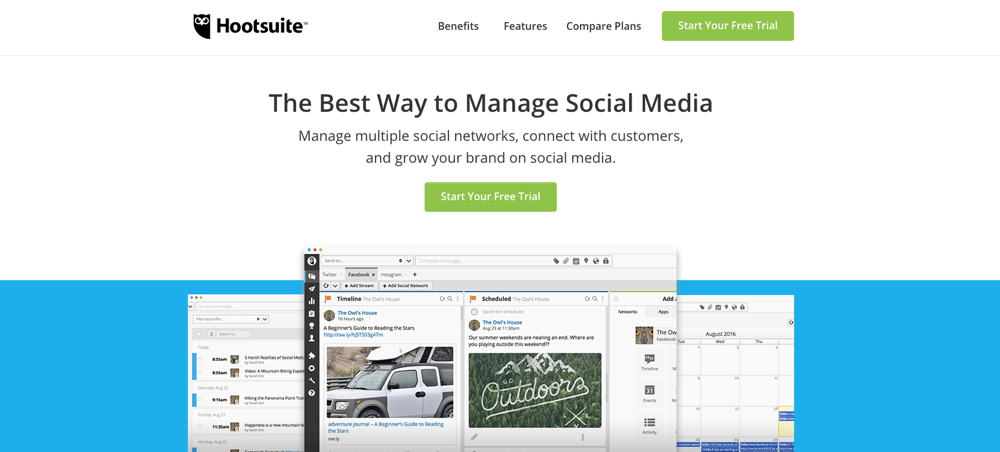Hootsuite Social Manager