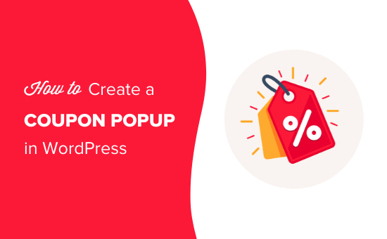 Comment créer un pop-up de coupon dans WordPress - l'image en vedette montre une étiquette de réduction