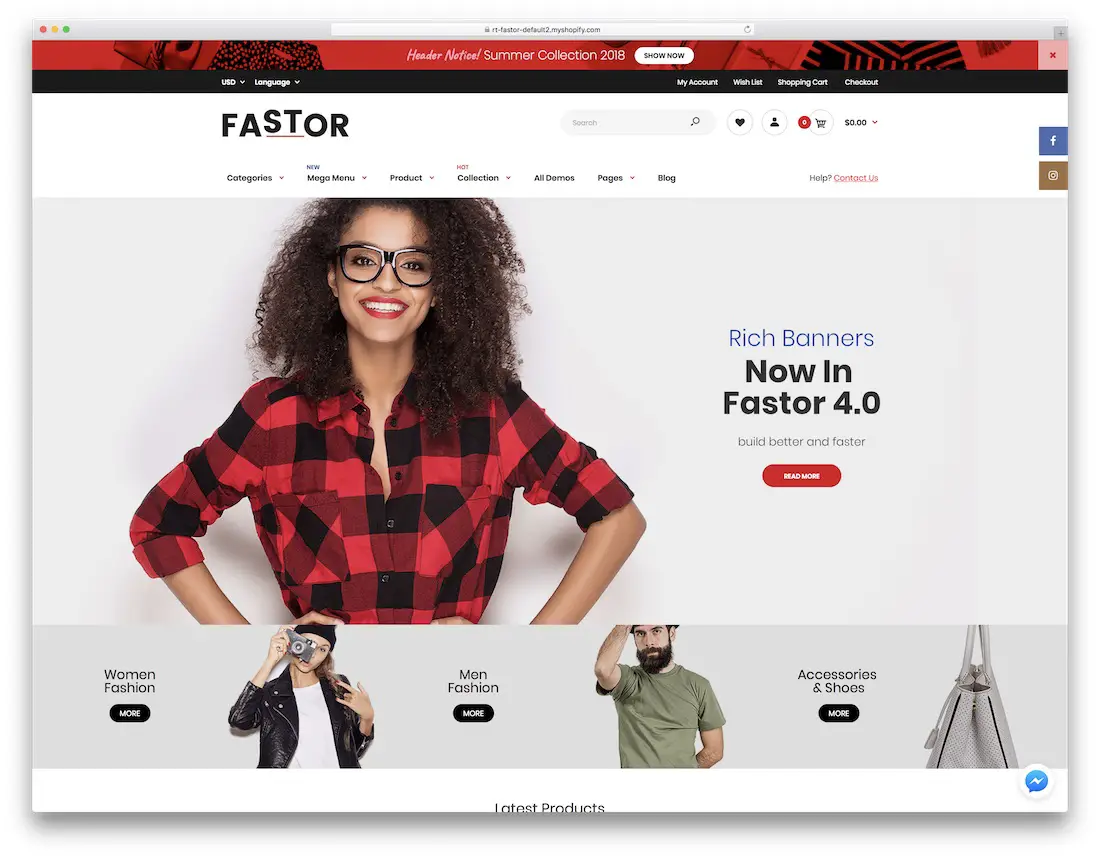 fastor fashion shopify theme