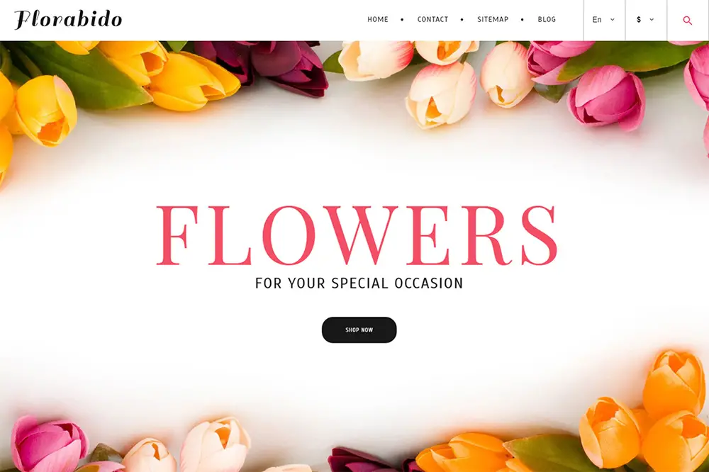 Florabido - Bouquets et compositions florales Thème PrestaShop