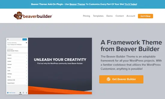 Site Web du thème Beaver Builder