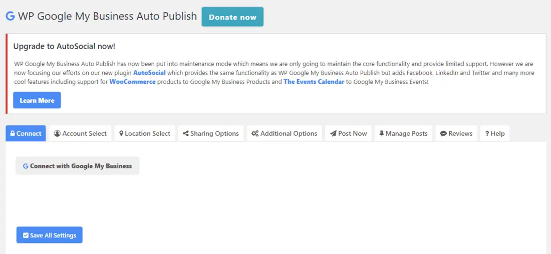 WP Google My Business Auto Publish to Your Business Page