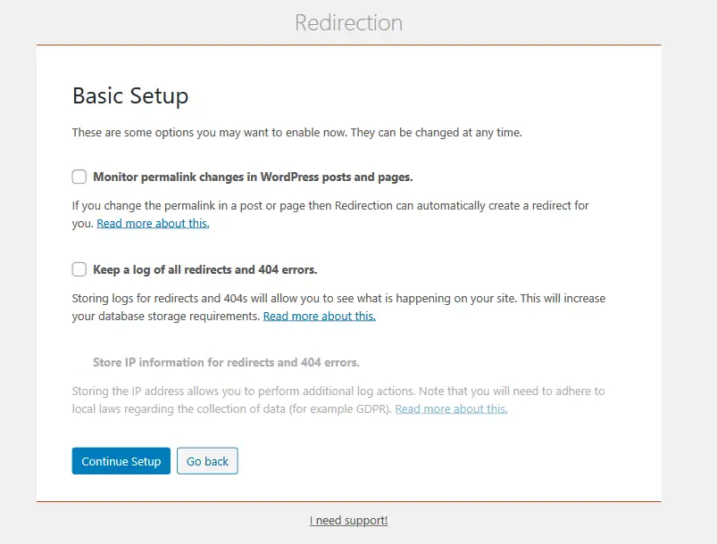 Plugin de redirection WordPress - Redirection