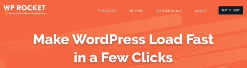 Le site Web du plugin WP Rocket WordPress.