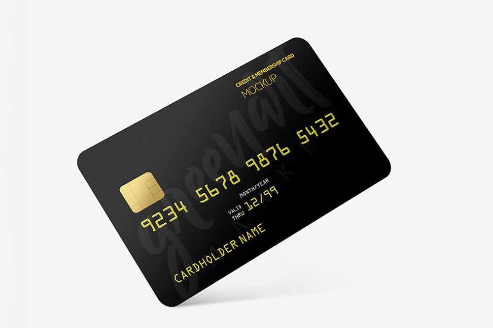 maquette de carte de crédit