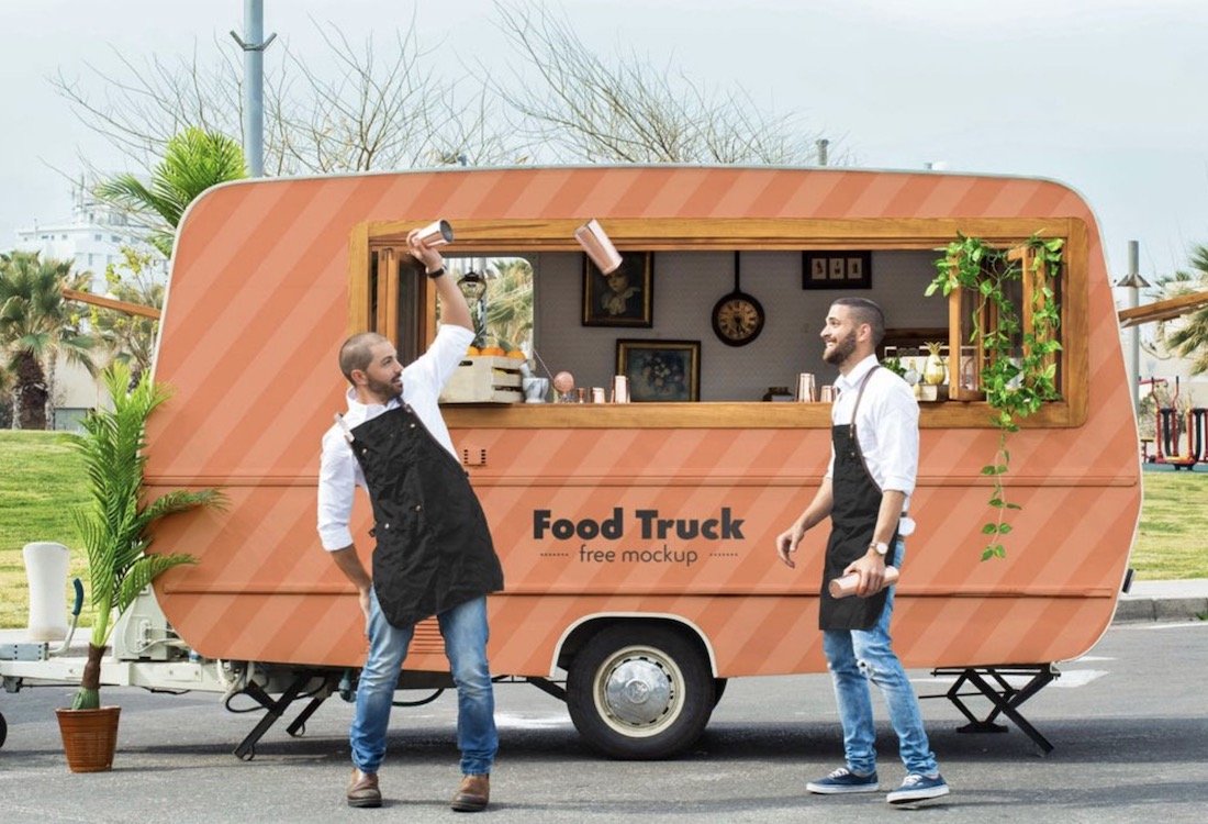 maquette de camion de nourriture gratuite
