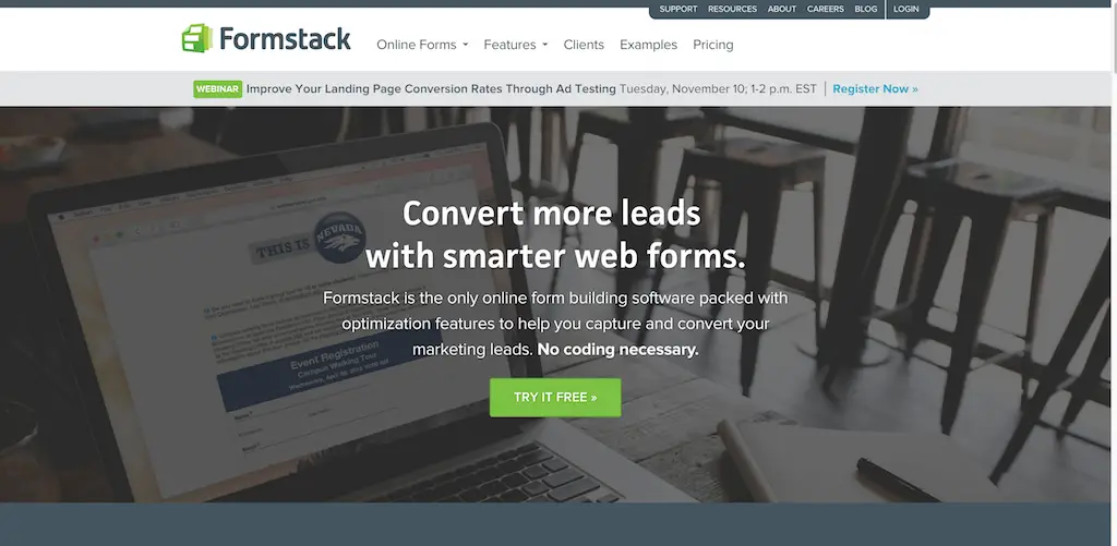 Formstack · Générateur de formulaires en ligne