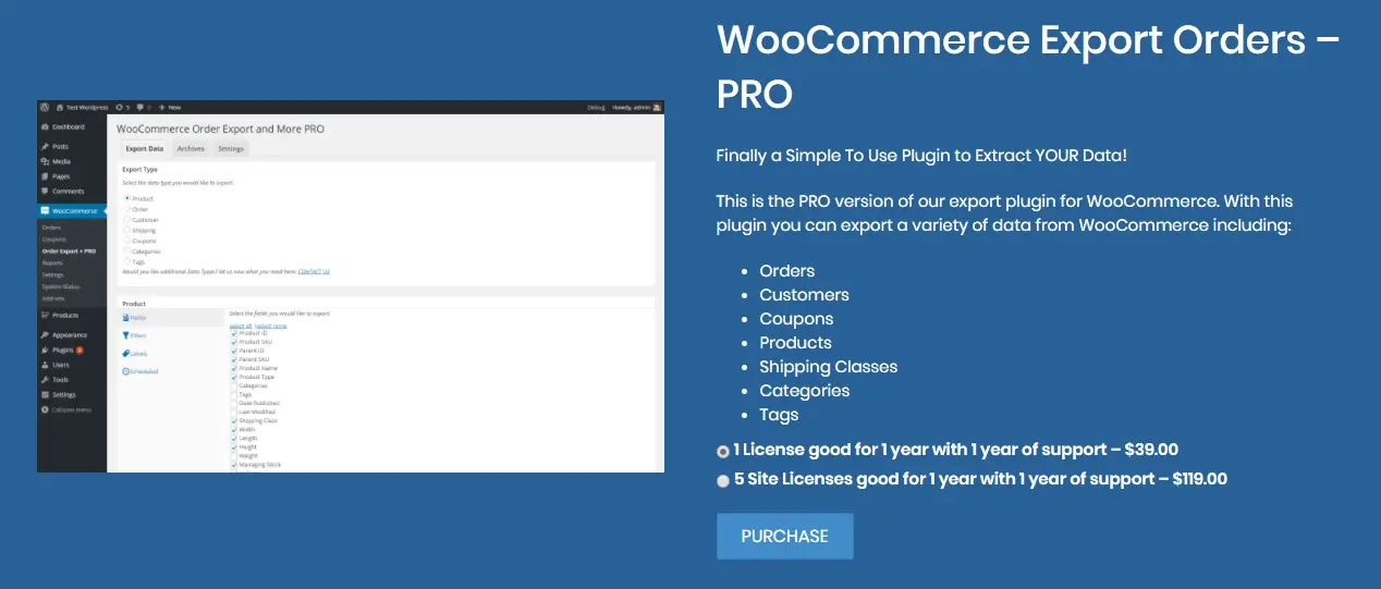 10 meilleurs plugins d'exportation de commandes WooCommerce - Comprend gratuit et Premium 5