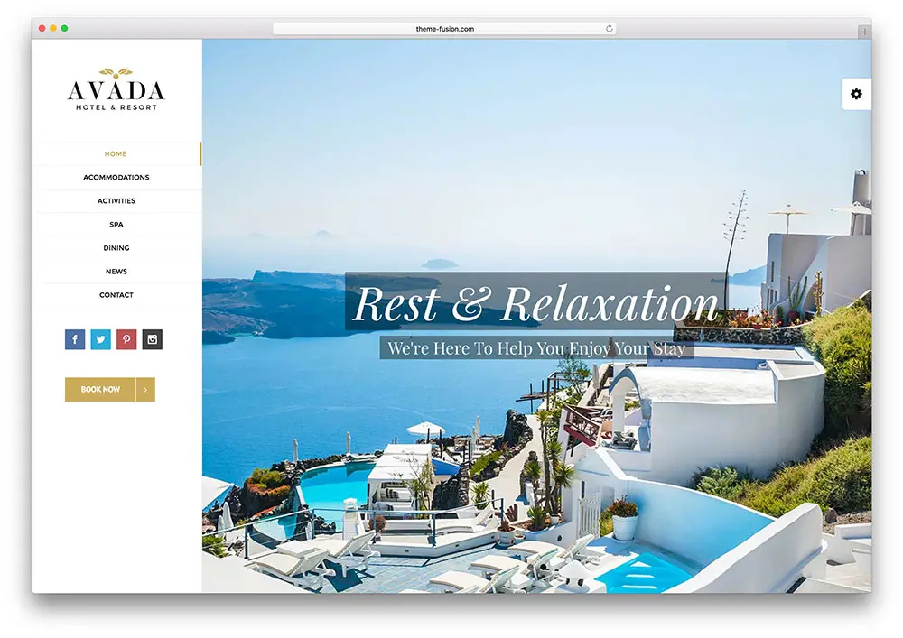 avada - hotel booking wordpress theme