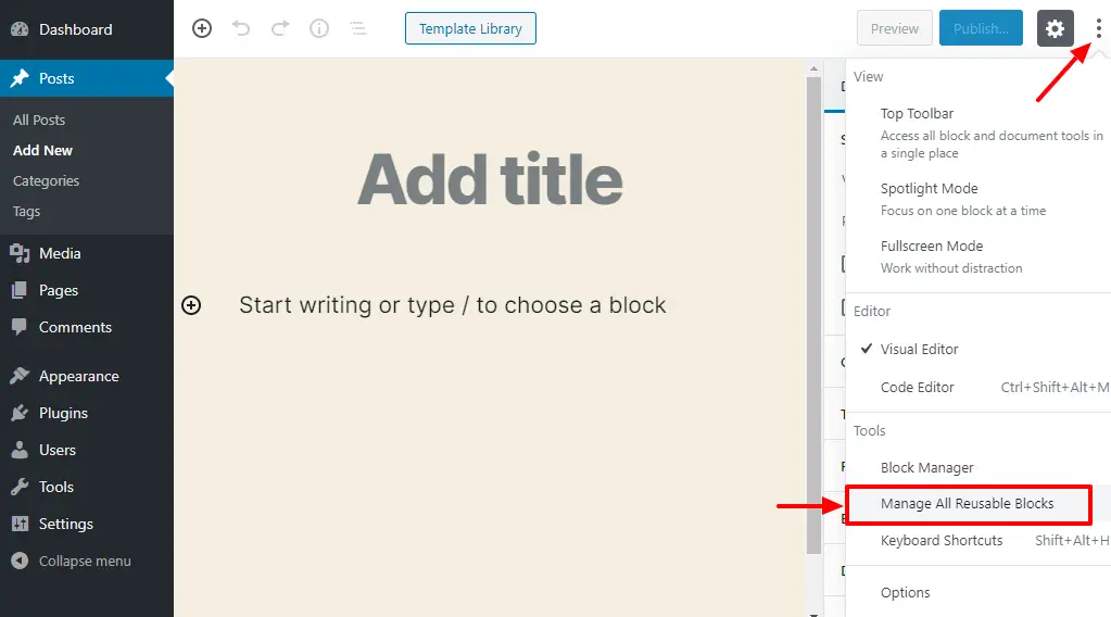 Comment exporter et importer des blocs Gutenberg dans WordPress 7